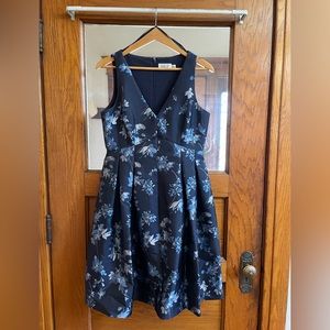 Beautiful blue and silver dress